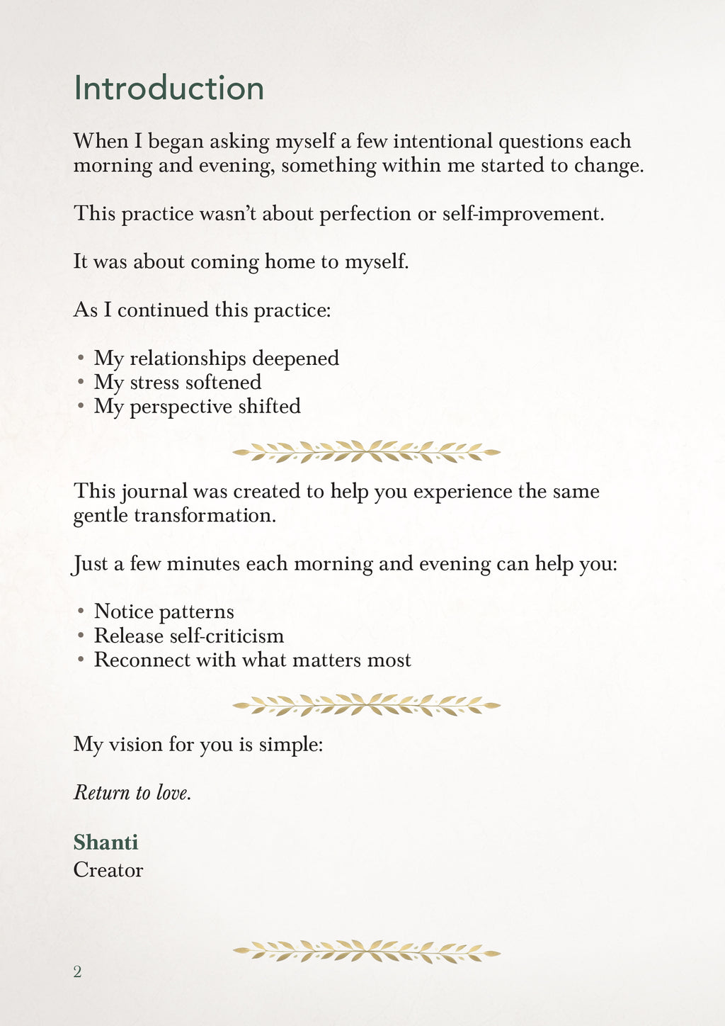 Love Begins Within — Morning & Evening Reflection Journal (Digital Edition)