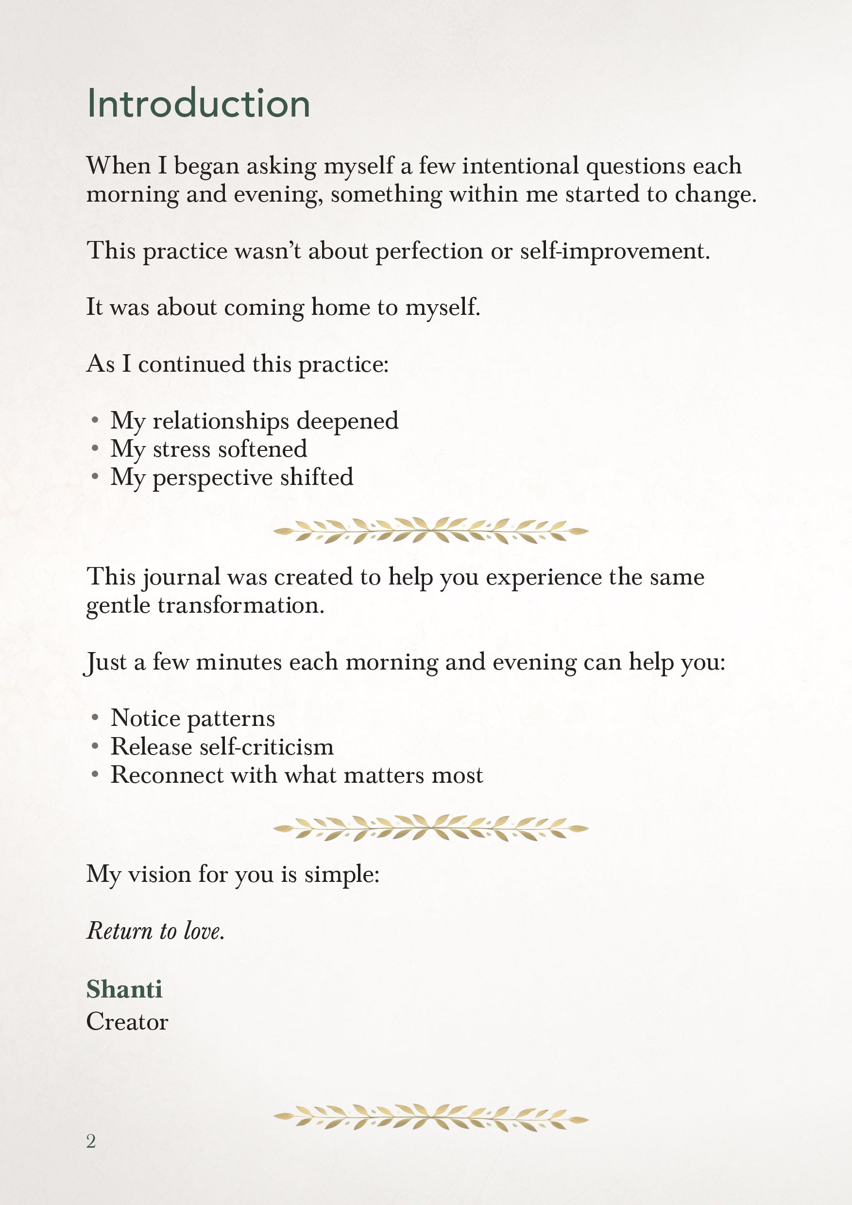 Love Begins Within — Morning & Evening Reflection Journal (Digital Edition)