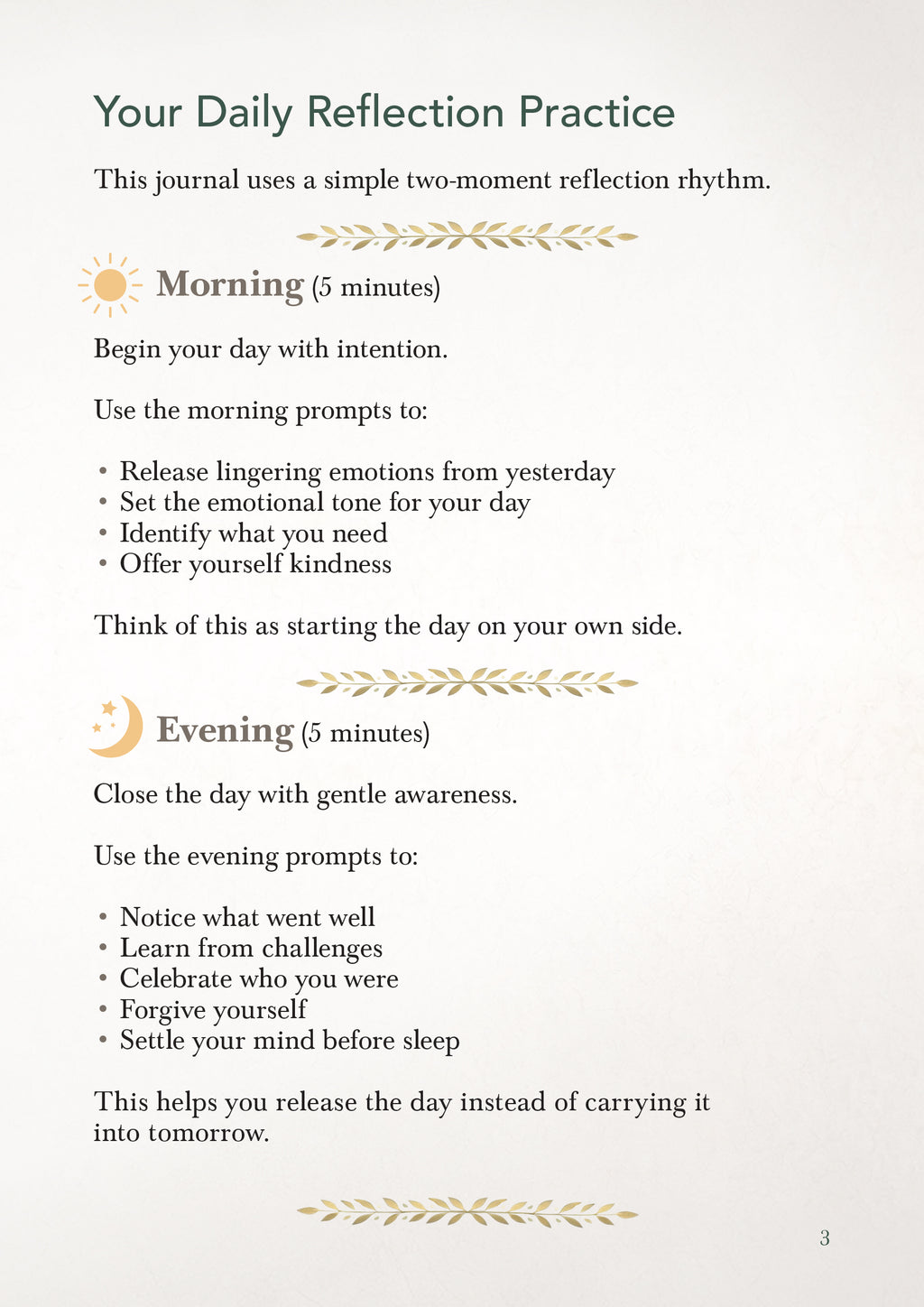 Love Begins Within — Morning & Evening Reflection Journal (Digital Edition)